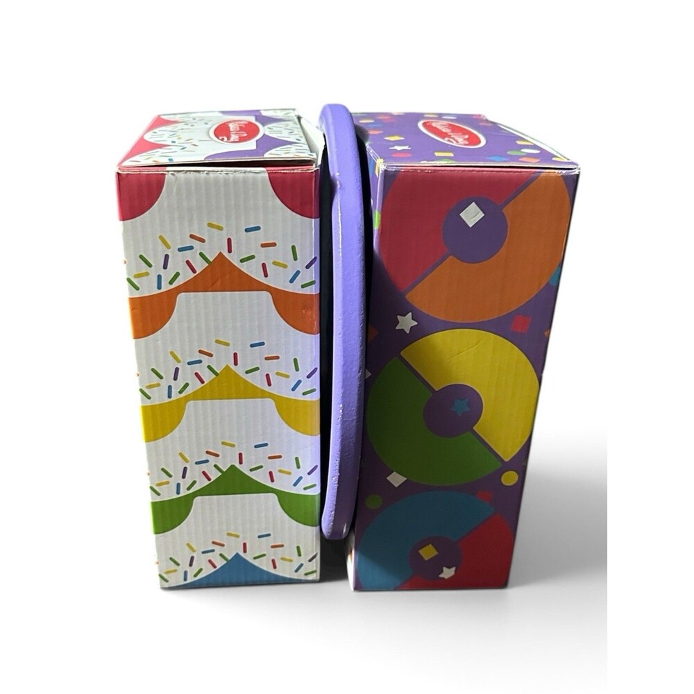 Melissa &Doug wooden rainbow surprise cake play set pieces see description